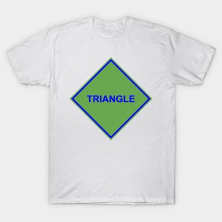 Green Blue Triangle T-Shirt